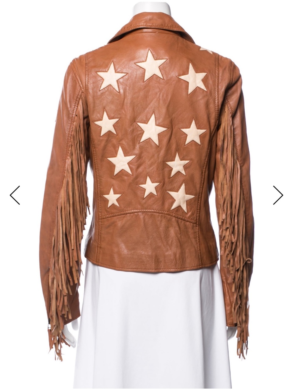 Mauritius Fringe Western Leather Jacket